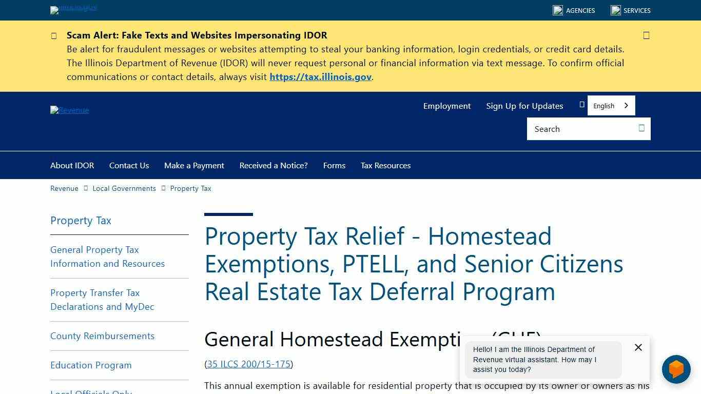 Property Tax - Exemption Information (PIO-74)